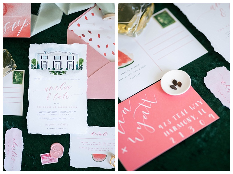 invitation lay out